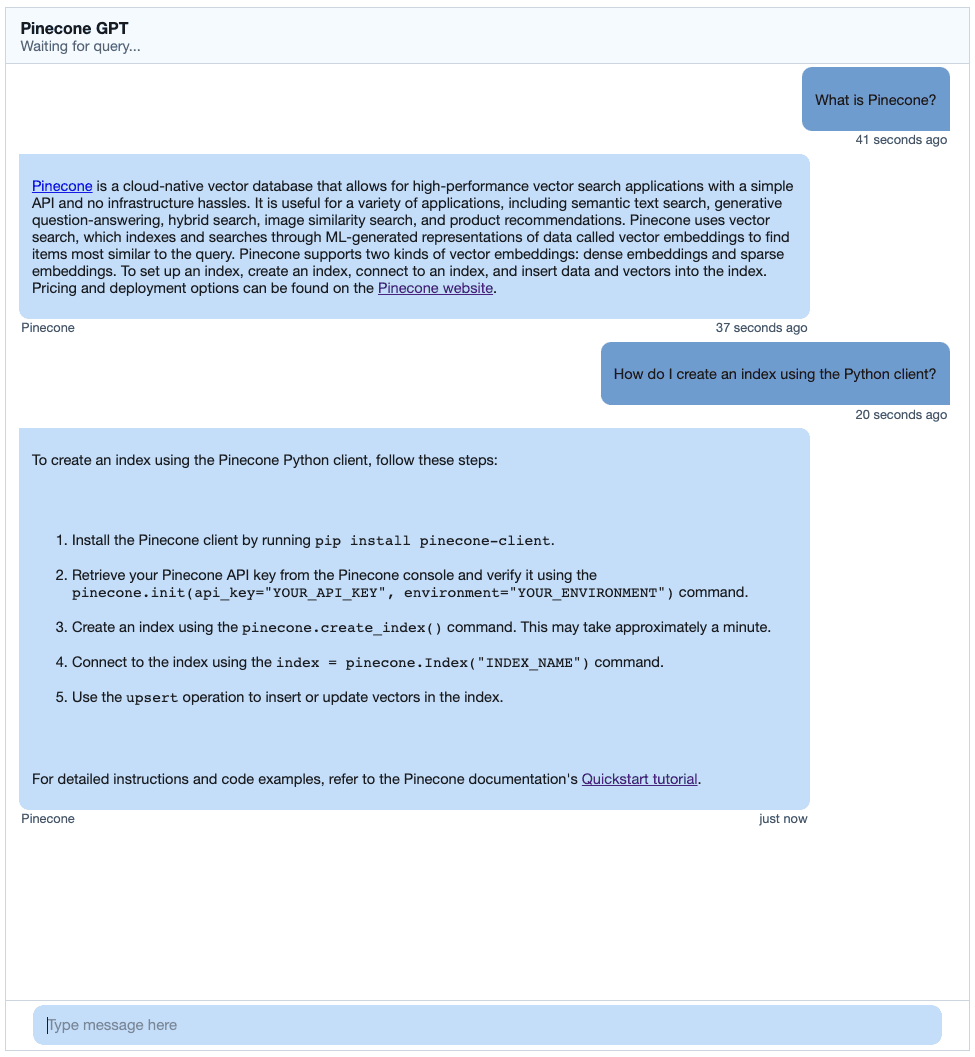 Chatbot Demo