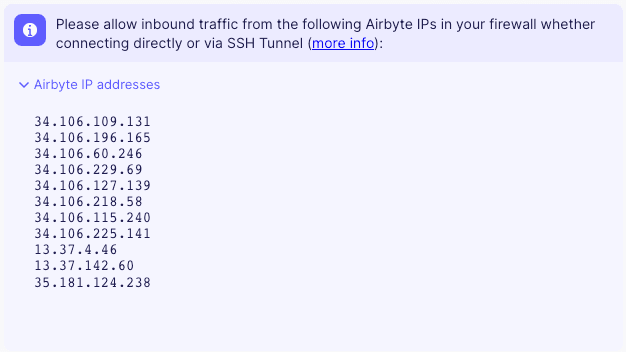 white list ips