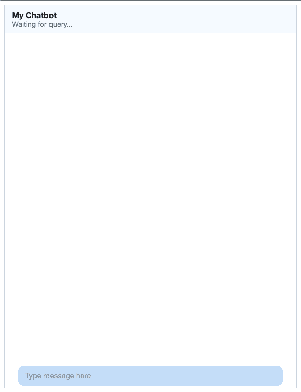 Chatbot Interface